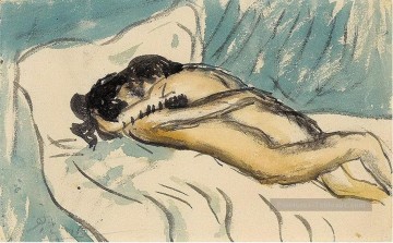 Etreinte sexe 1901 cubisme Pablo Picasso Peinture à l'huile